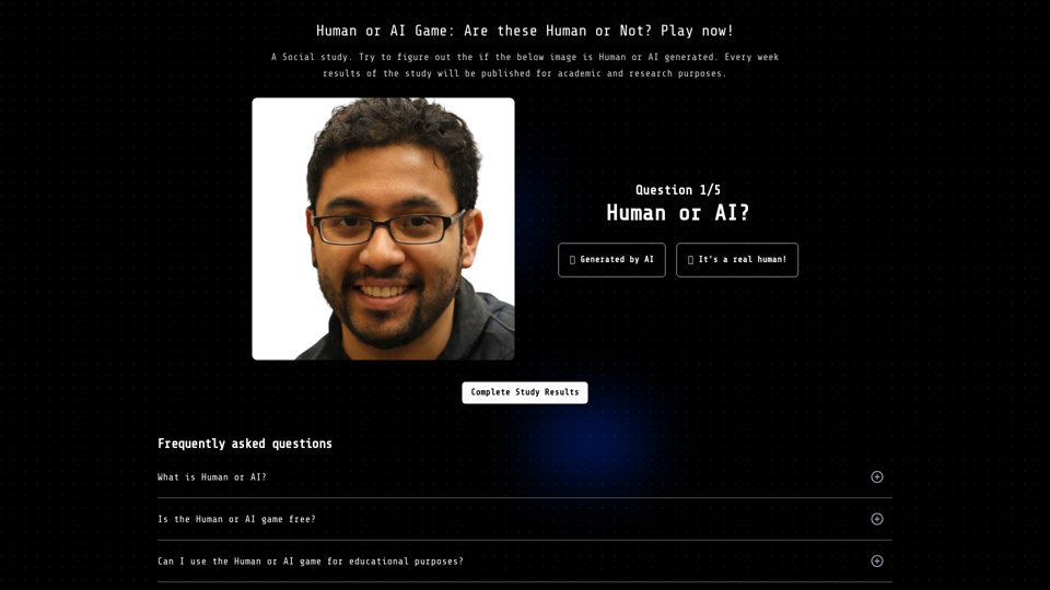 Human or AI Game: Are They Human or Not? Play for Free