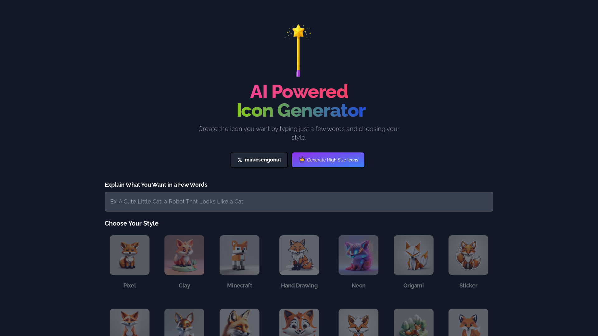 AI Icon Generator