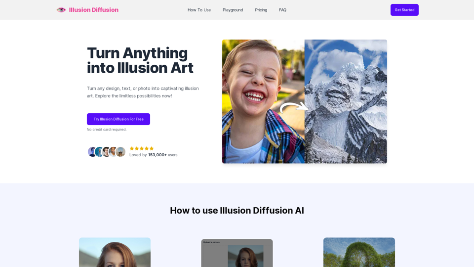 Illusion Diffusion AI - Photo Illusion Generator Online Free