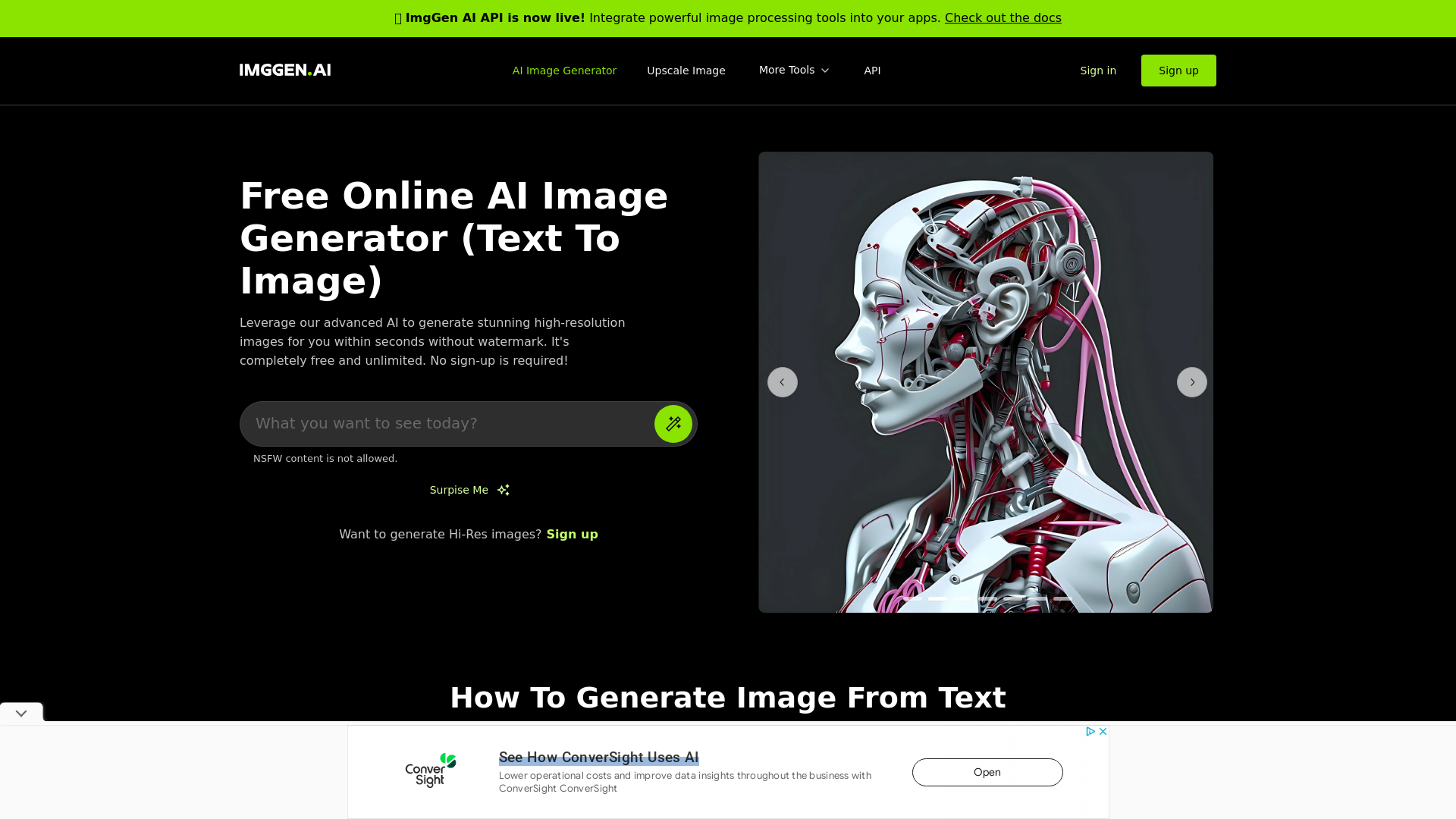 Free Online AI Image Generator App (Text to Image)