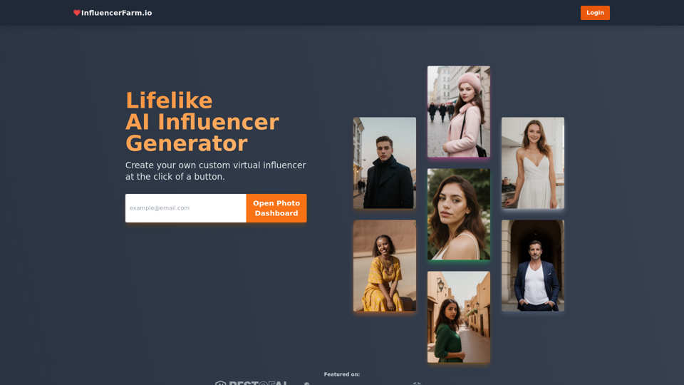 InfluencerFarm - AI Influencer Generator