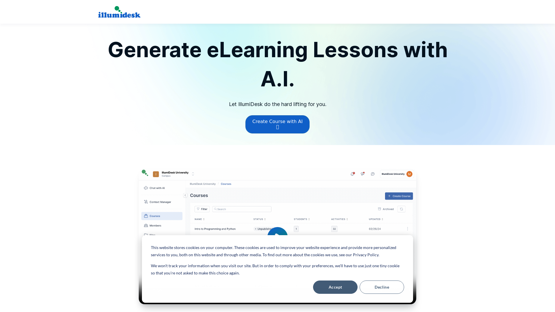 Course with AI