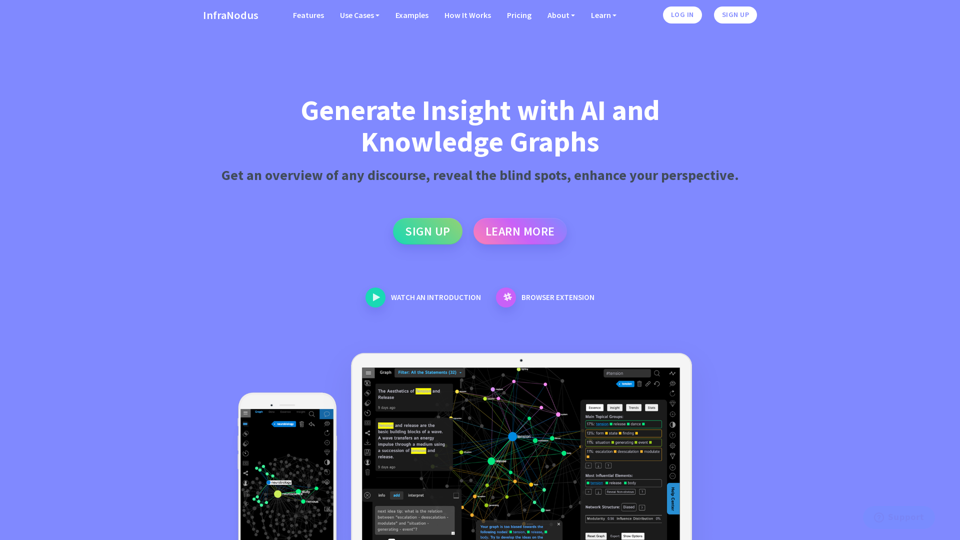 InfraNodus: Generate Insight with AI and Network Thinking