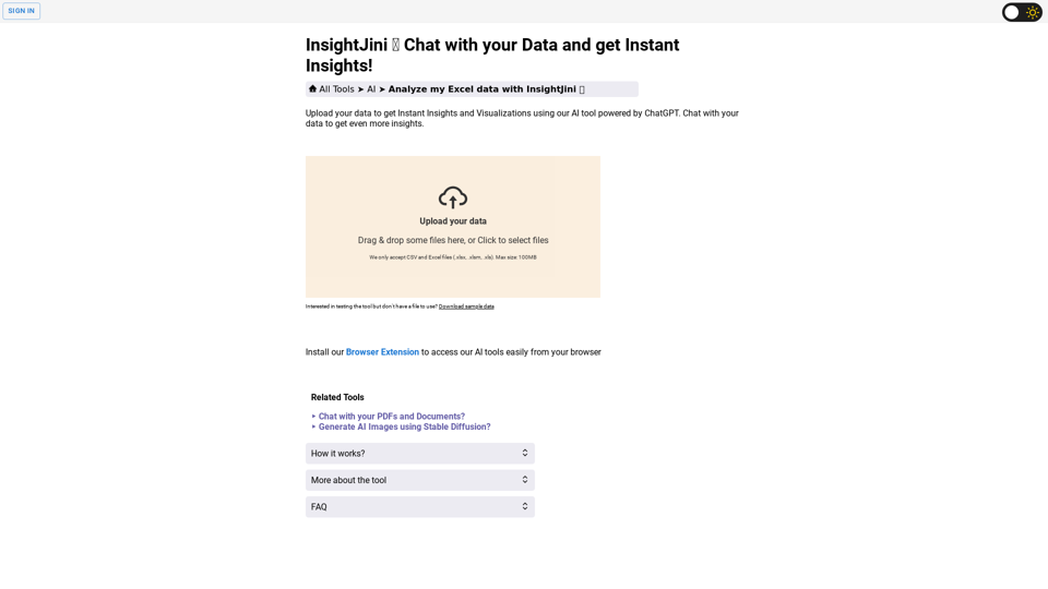 InsightJini screenshot