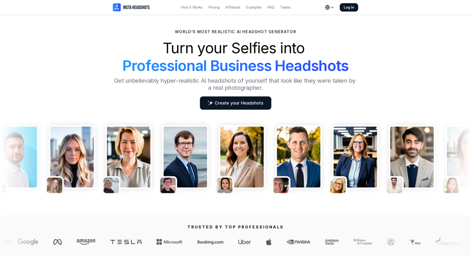 AI Headshot Generator screenshot