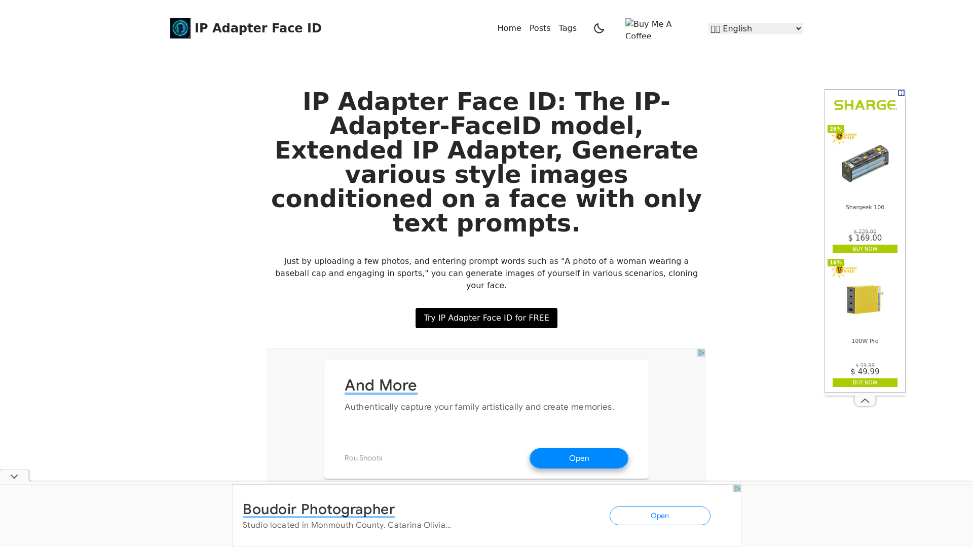 IP Adapter Face ID screenshot