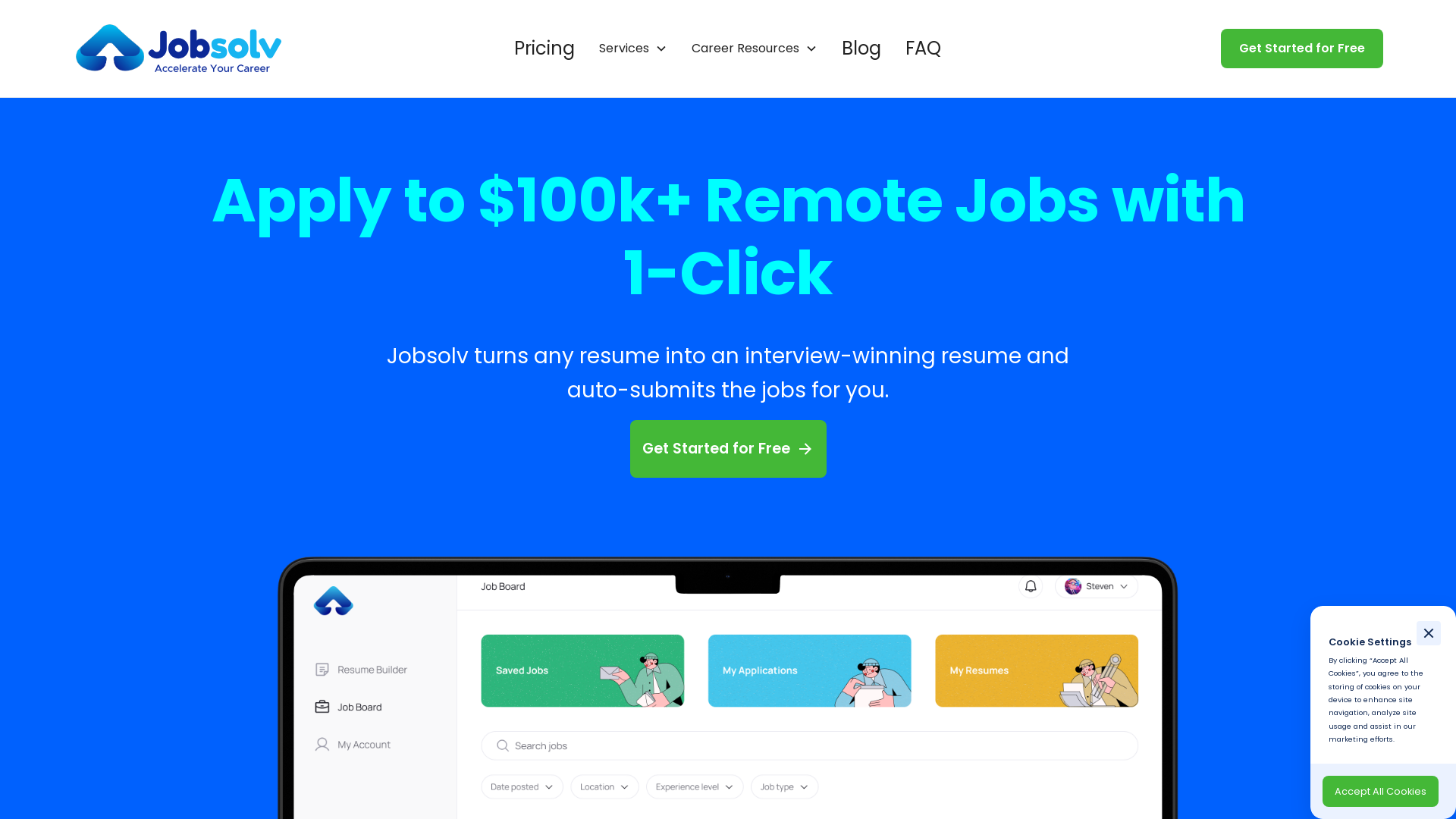 Jobsolv screenshot
