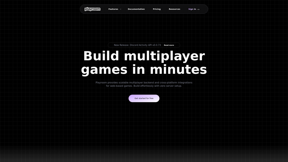 Playroom - Build Multiplayer Games in Minutes