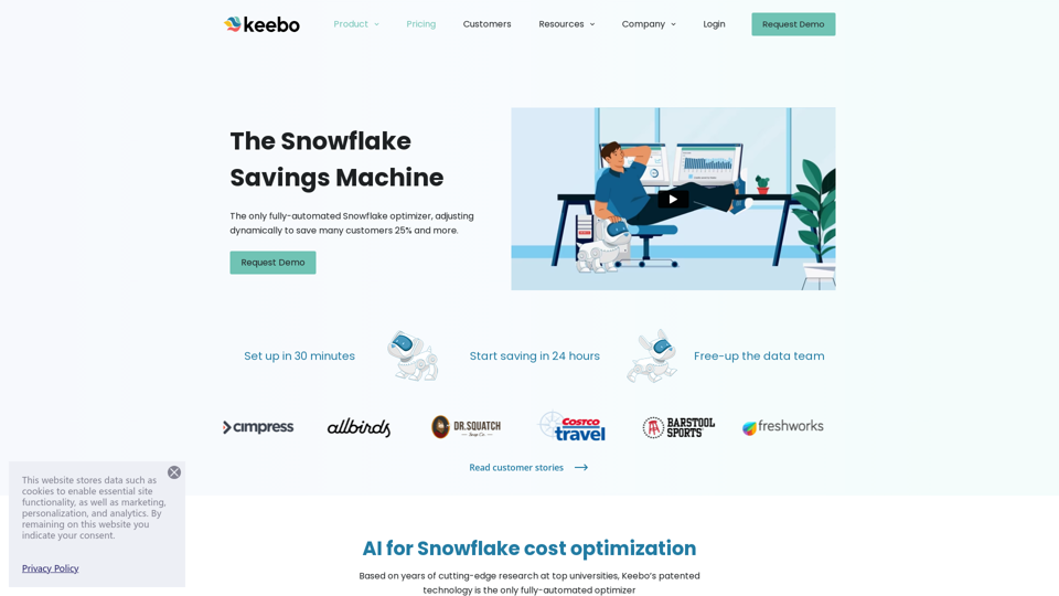 Snowflake Optimization with Keebo | Automated Query, Cost, and Tuning Optimization