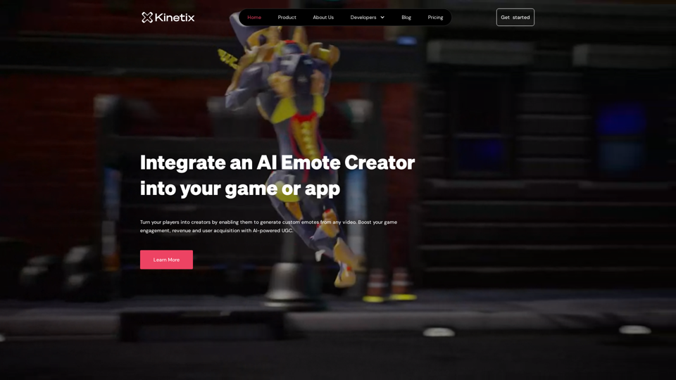 Kinetix: AI Emote Creator: Boost Engagement & Revenue