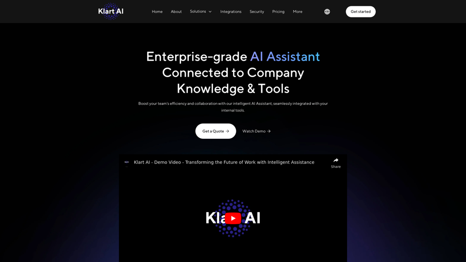 Klart AI: AI Assistant & Enterprise Search