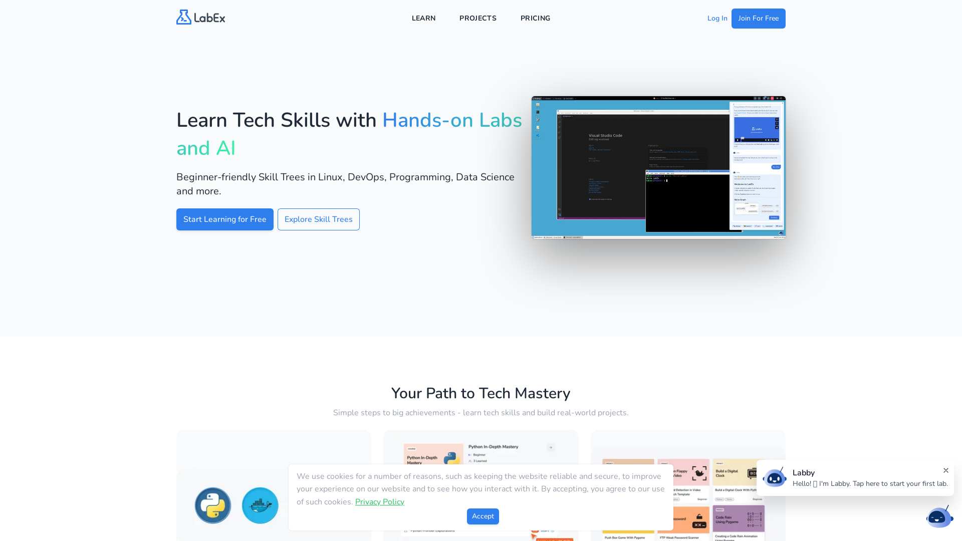 Learn Tech Skills with Hands