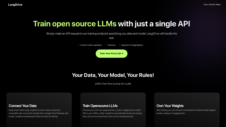 LangDrive screenshot