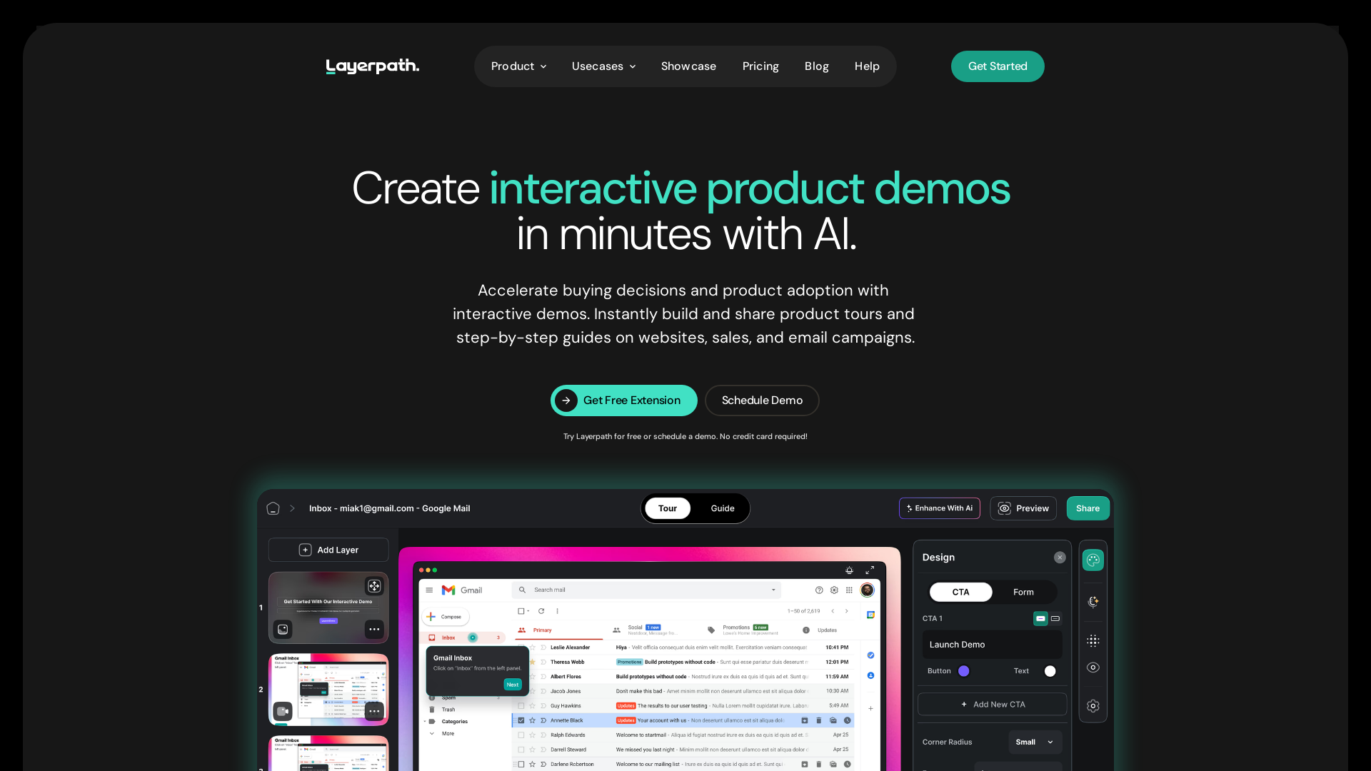 Interactive Product Demo screenshot