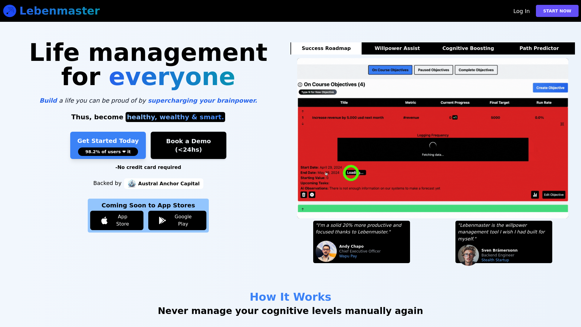 Lebenmaster screenshot