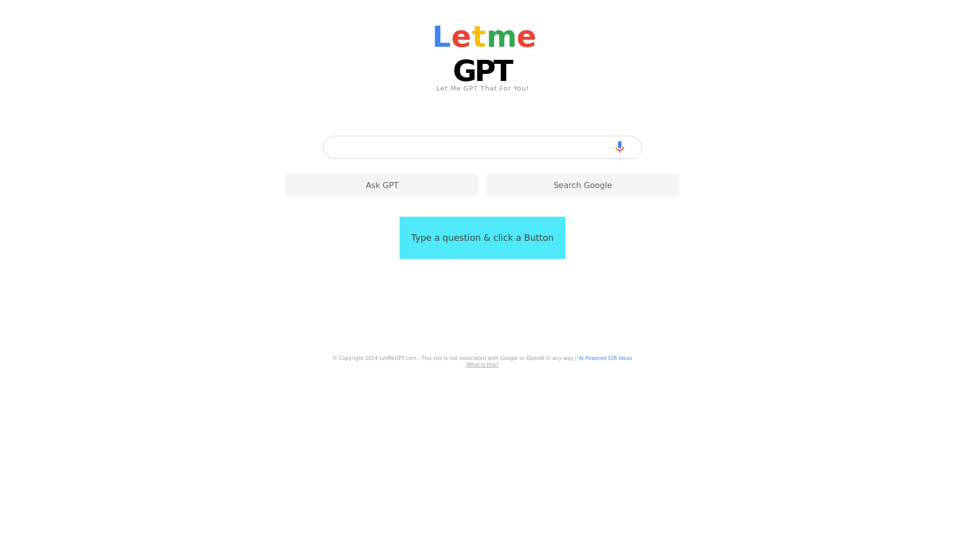 Here, Let Me GPT That For You! Teach People How to GPT screenshot