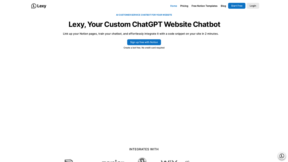 Lexy | AI Chatbot For Your Website Customer Service