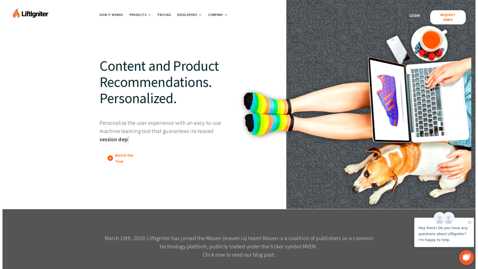 Website Recommendations, Personalized screenshot
