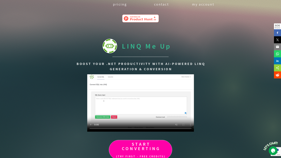 LINQ Me Up screenshot
