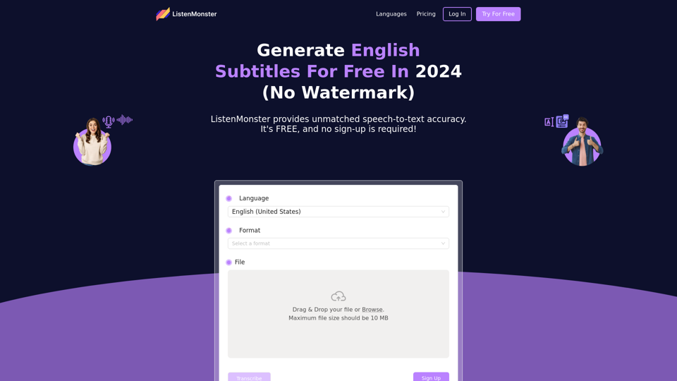 Generate English Subtitles For Free 2024 (No Watermark)