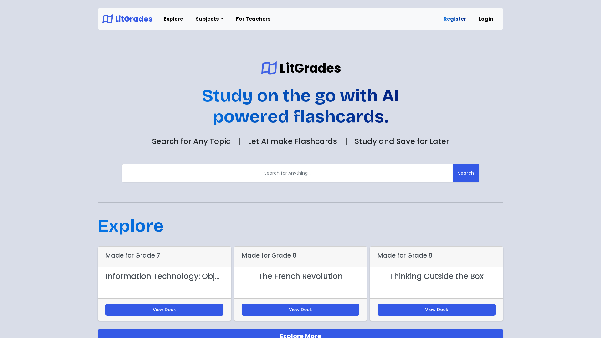 LitGrades screenshot