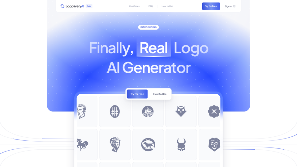 LogoliveryAI — Free AI-powered Logo Generator in SVG Format