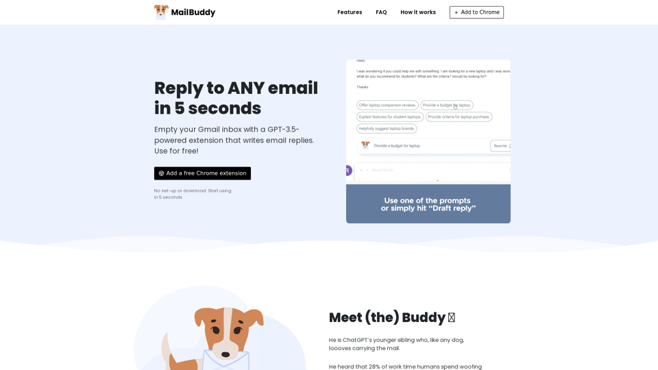 MailBuddy screenshot