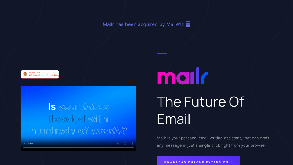 Mailr screenshot