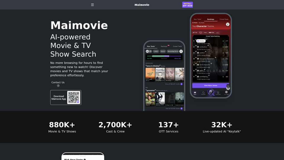 Maimovie: AI-powered Movie Search Engine