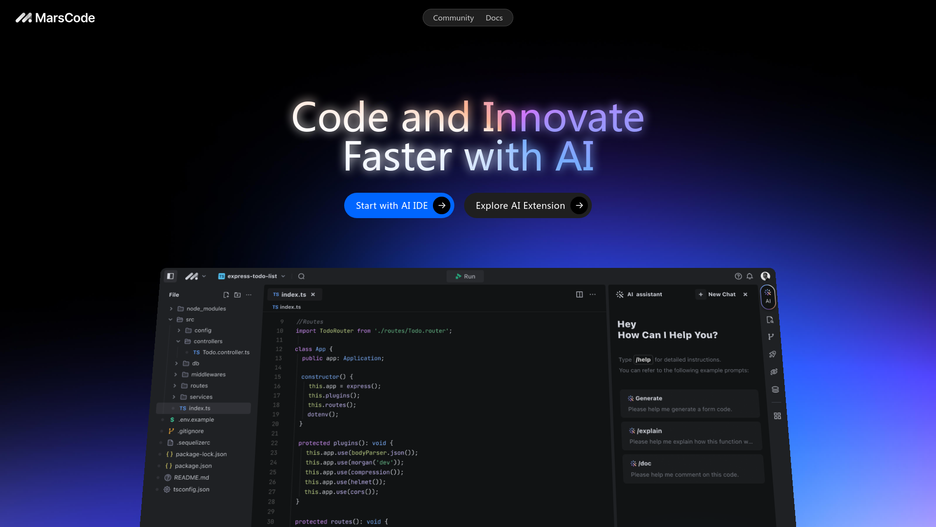 MarsCode screenshot