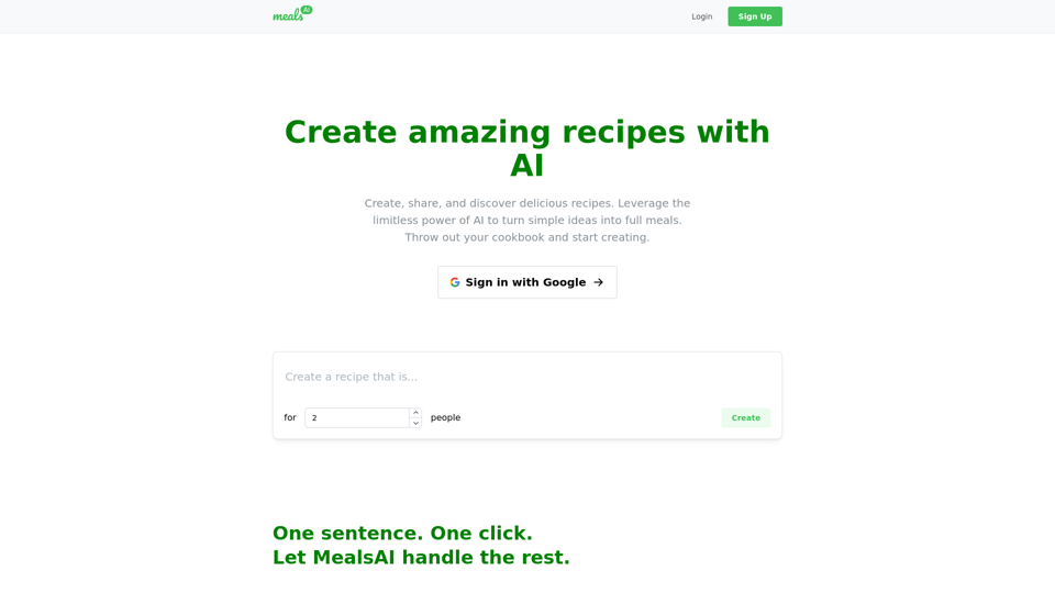 MealsAI screenshot