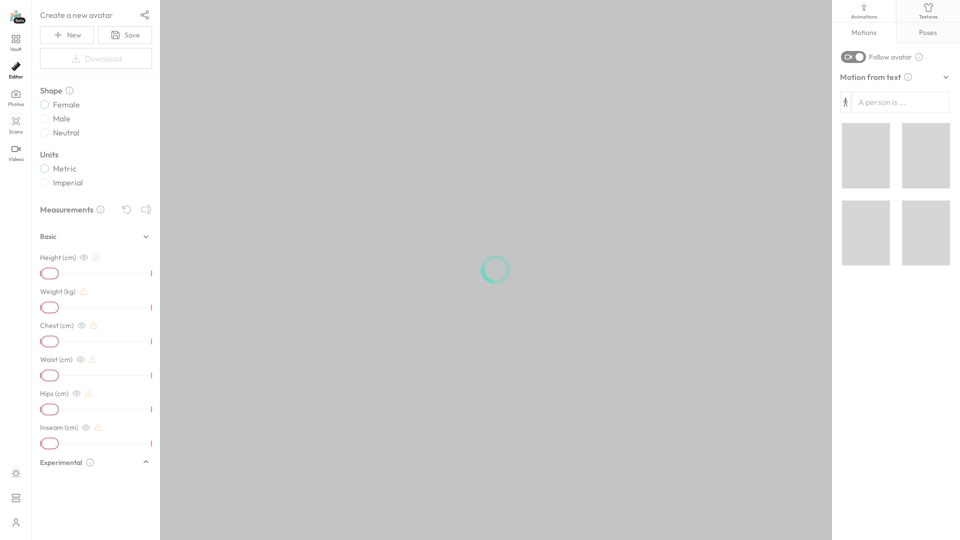 Editor screenshot