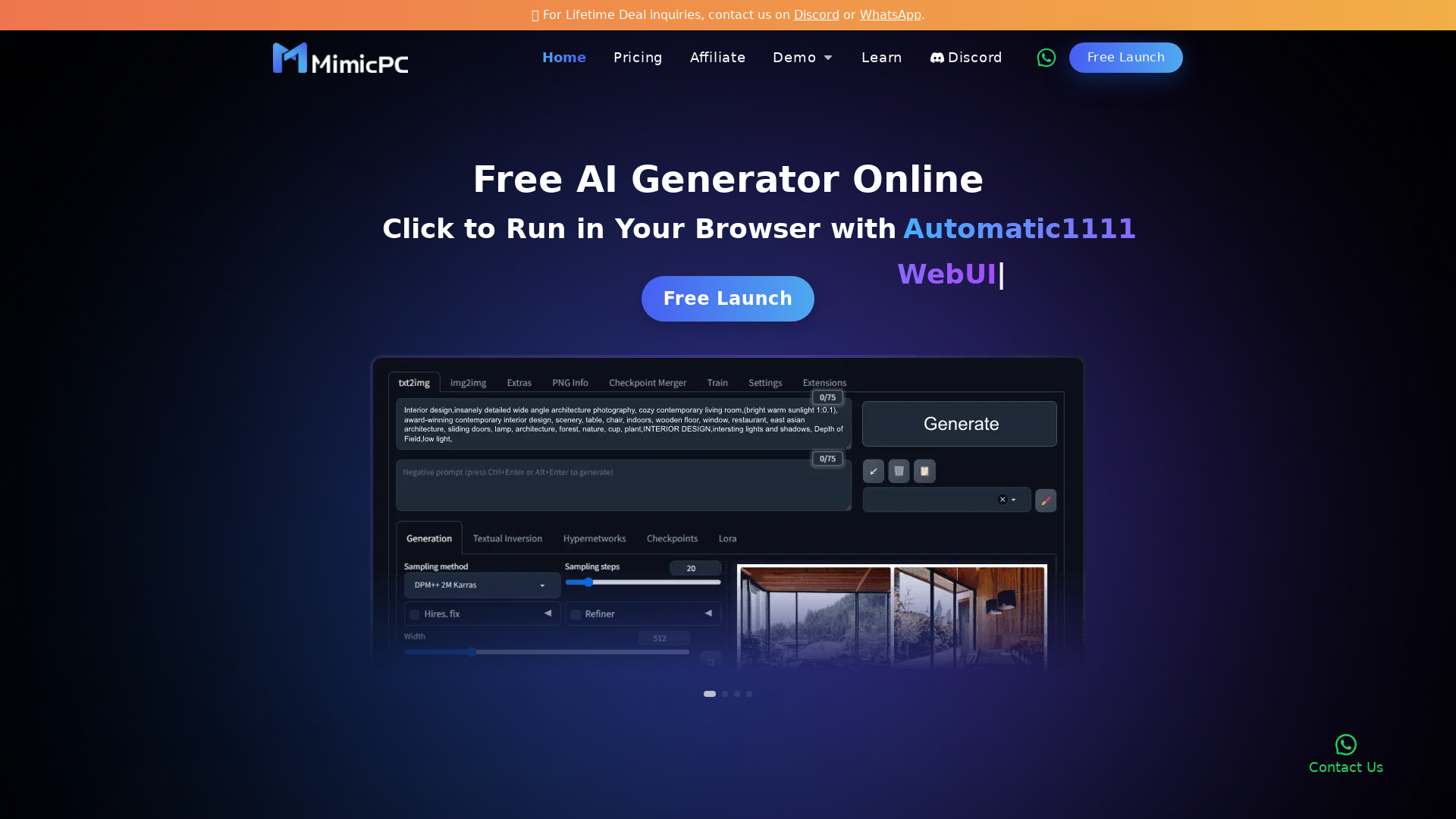 MimicPC screenshot