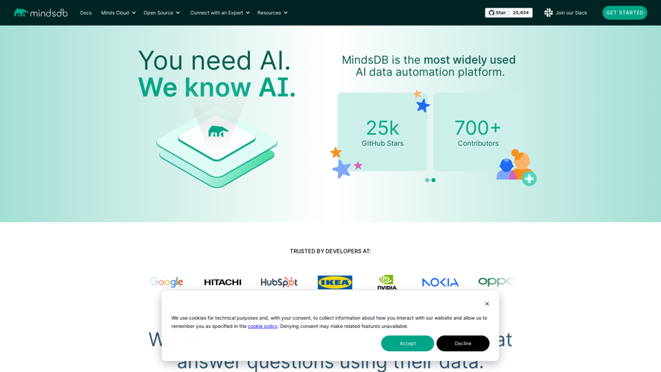 AI Development Cloud Platform screenshot