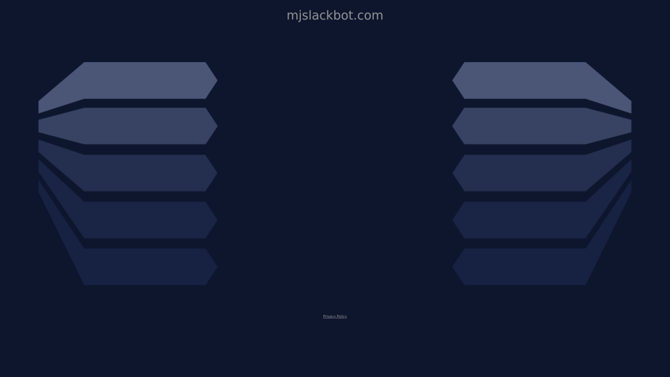 mjslackbot.com screenshot