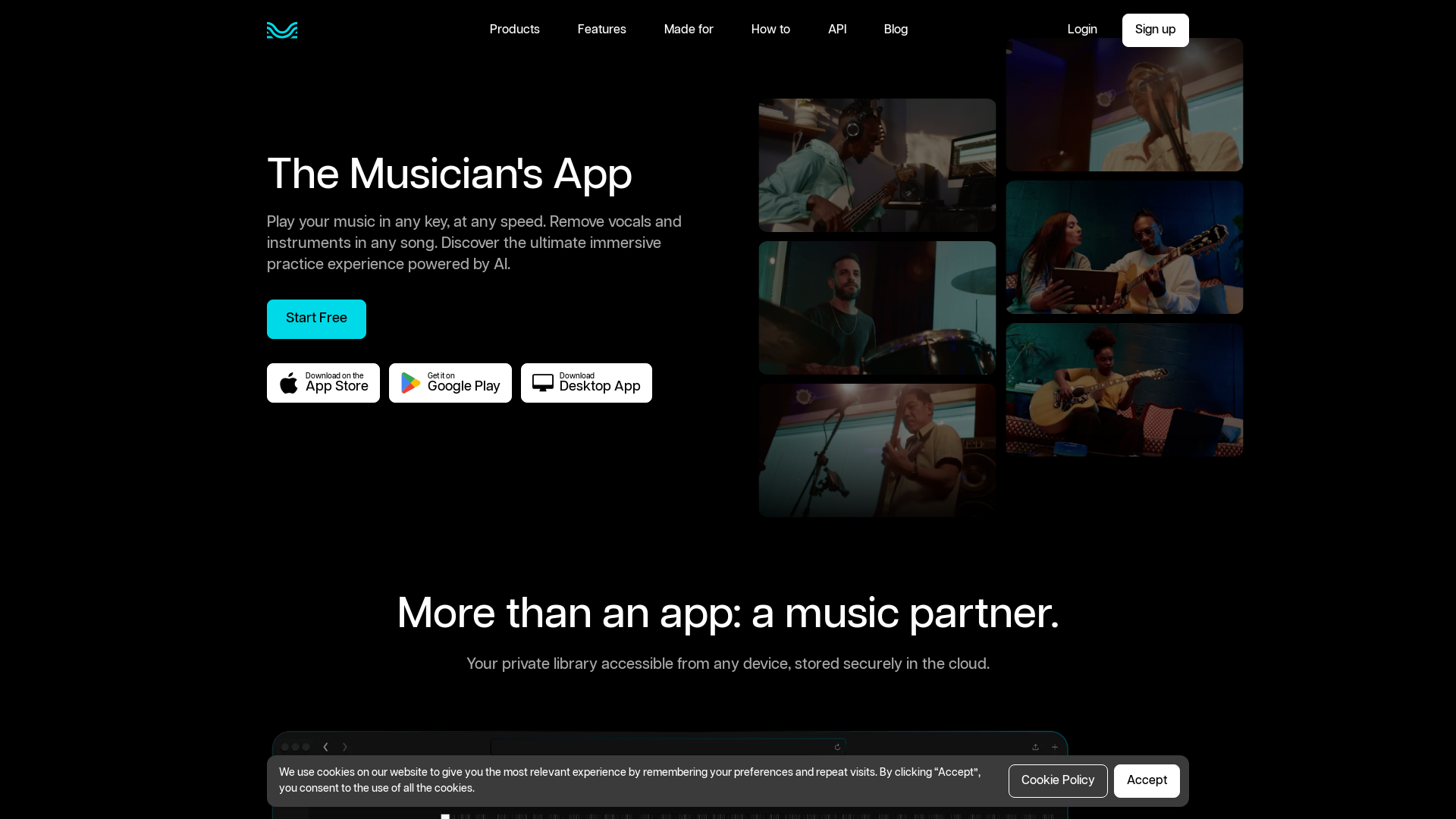 Moises App screenshot