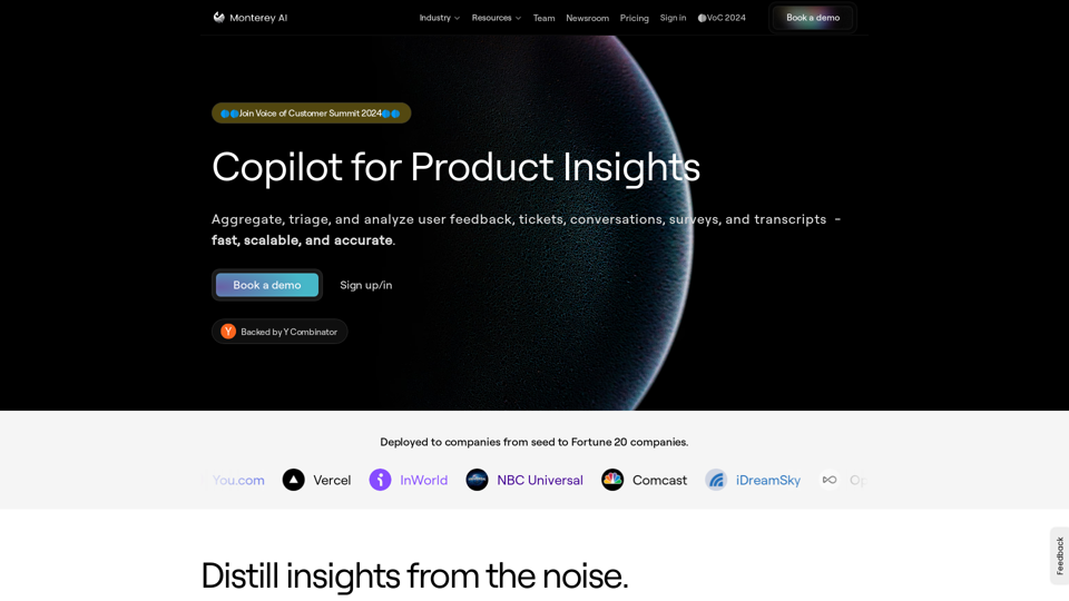 Monterey AI - Copilot for Product Insights