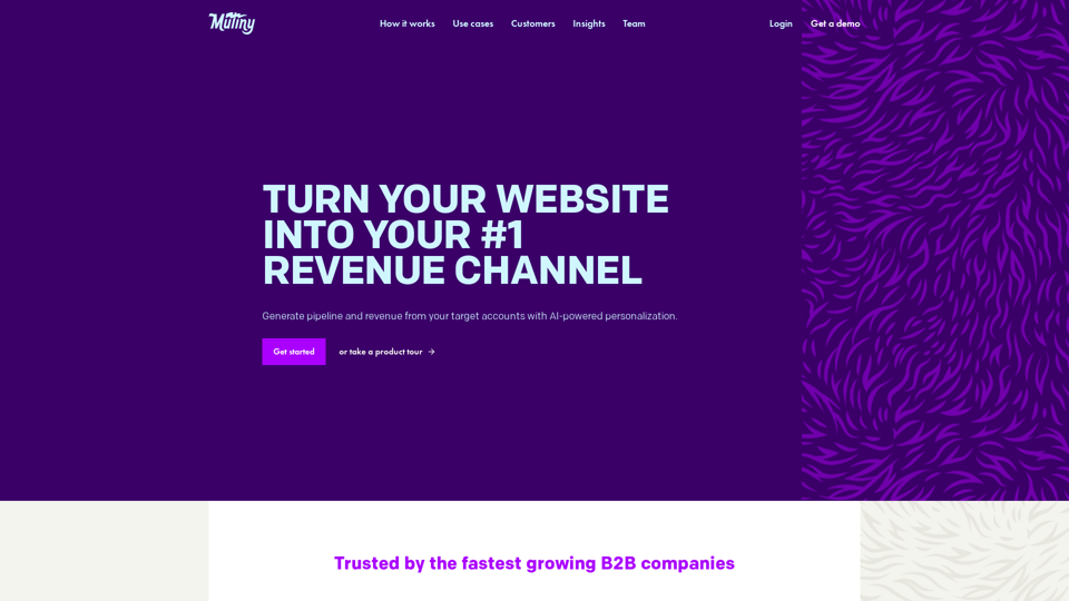 Mutiny | Turn Your Website Into Your #1 Revenue Channel | Mutiny