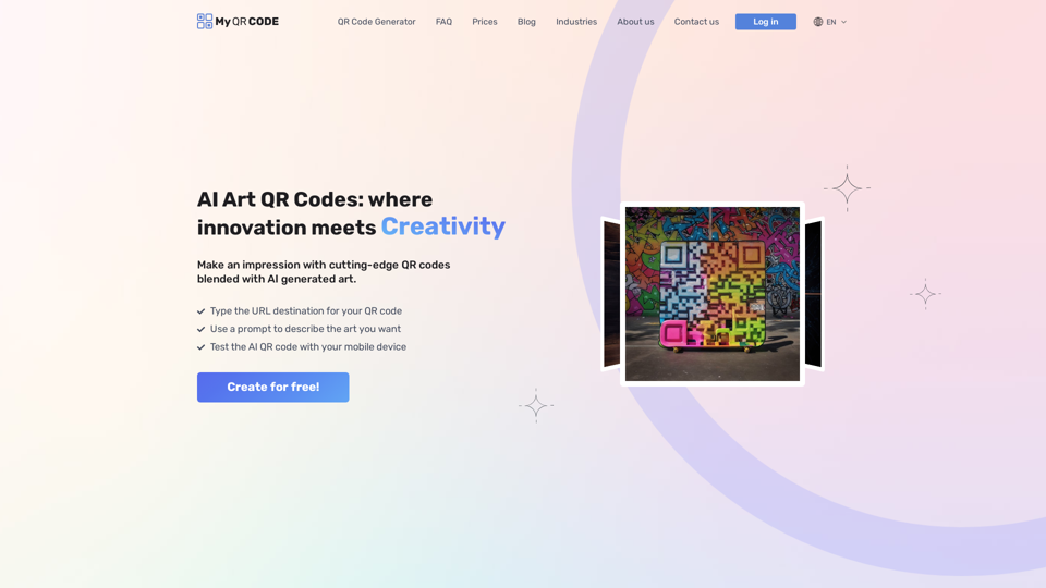 Free AI QR Code Generator screenshot