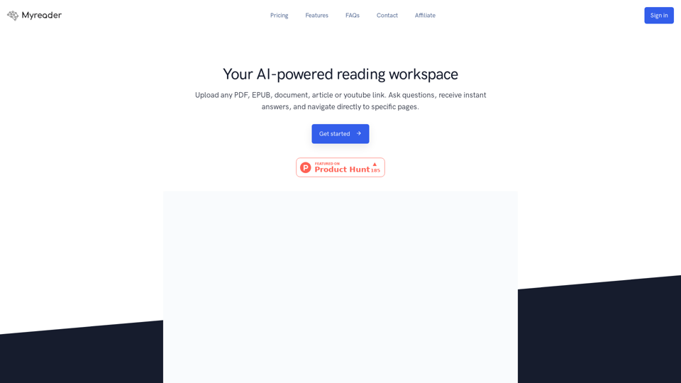 Myreader AI screenshot