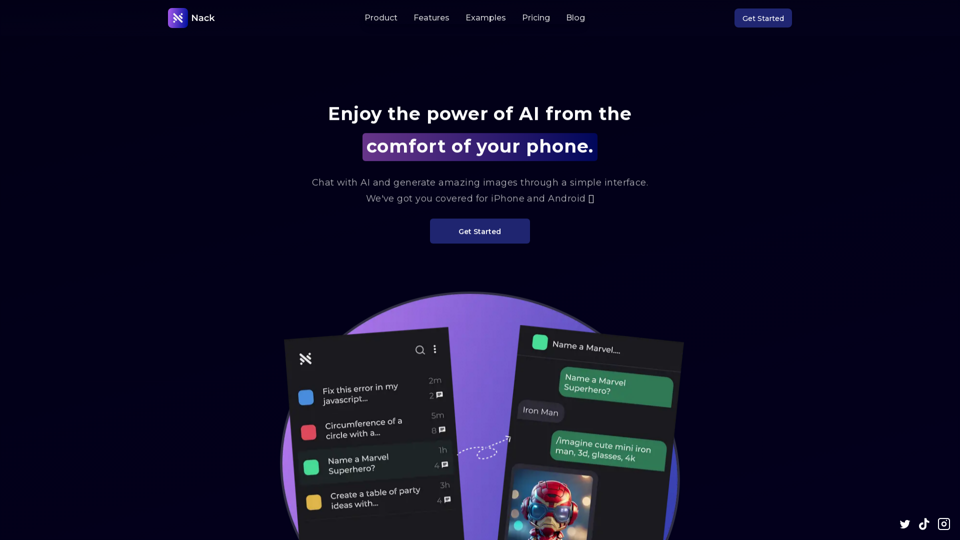 ChatGPT and AI Mobile App | Nack