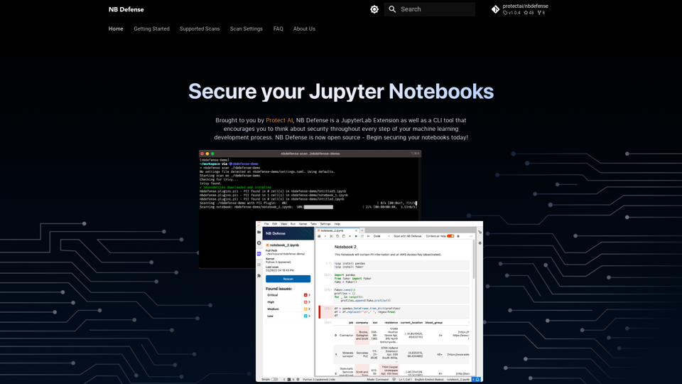 NB Defense: Secure Jupyter Notebooks