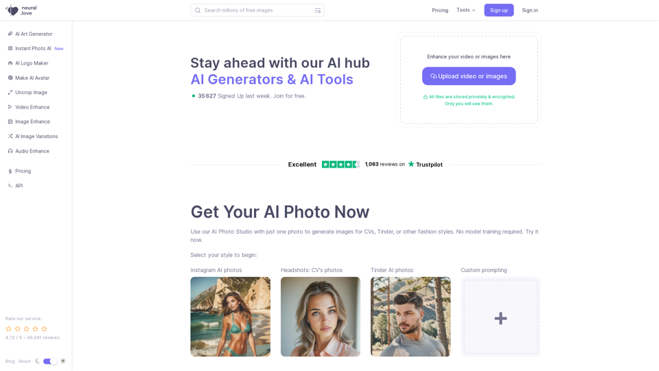 Free AI Art Generator & AI Enhance screenshot
