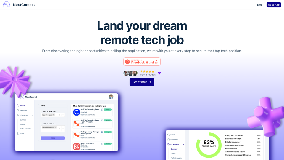 NextCommit - Landing Remote Tech Jobs