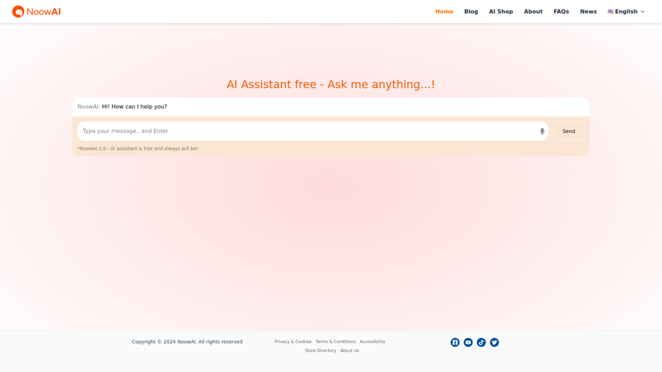 AI Assistant free screenshot