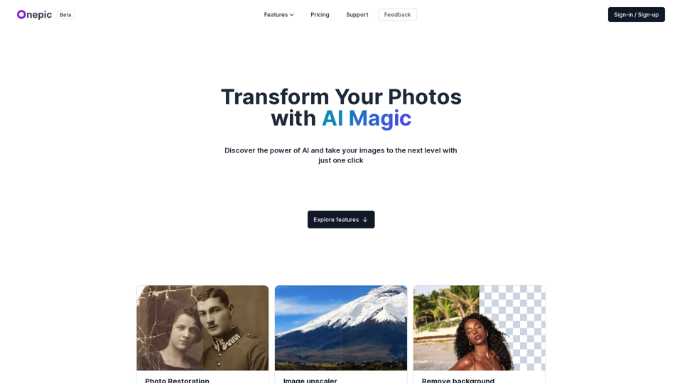 OnepicAI screenshot
