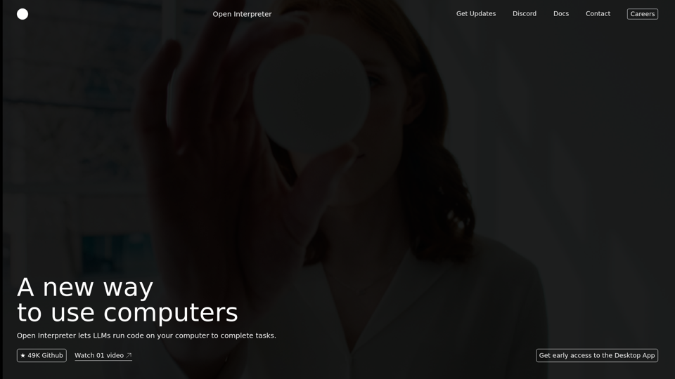 The Open Interpreter Project screenshot