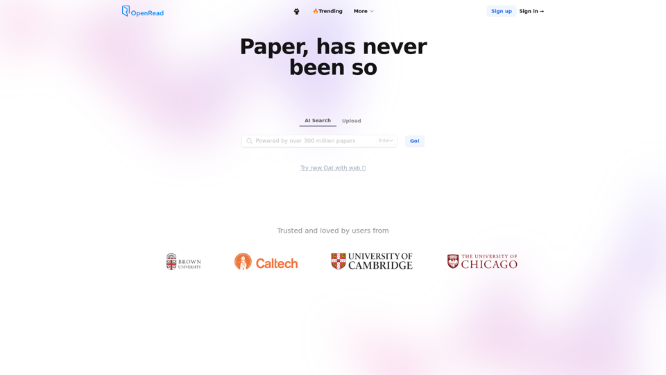 OpenRead screenshot