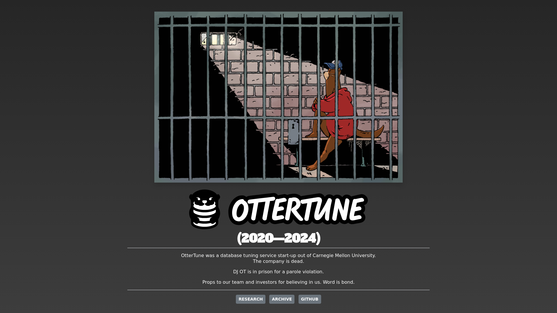 OtterTune is Dead (2020
