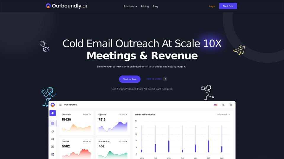 AI Powered Cold Email Outreach screenshot